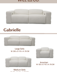 Gabrielle Sofa With Power Recliner