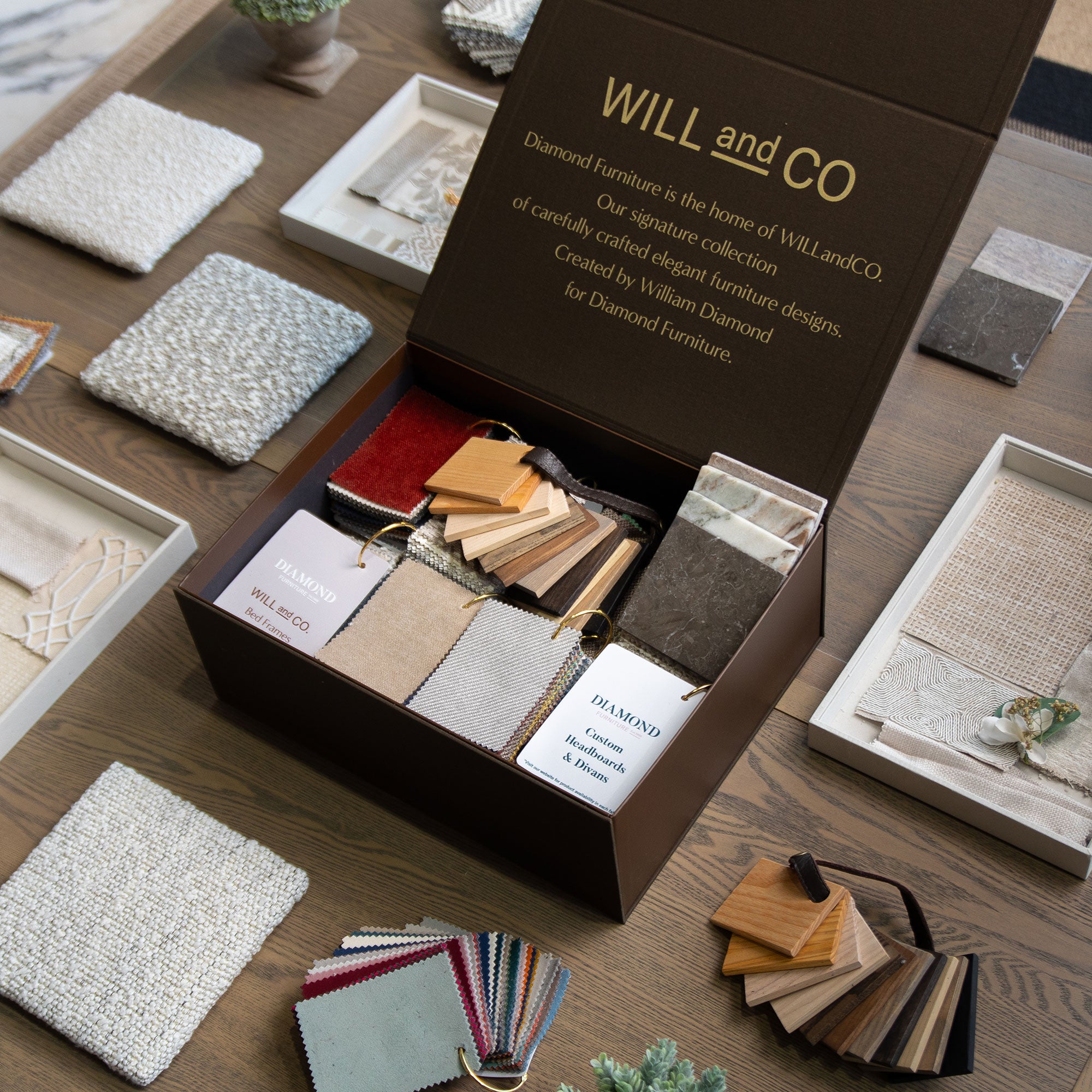 Interior Design Project Sample Box Sample Box – Diamond Furniture B2B