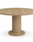 Extendable Velvet Round Table