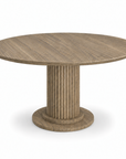 Extendable Velvet Round Table