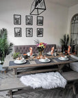 Horsen Dining Table X Leg